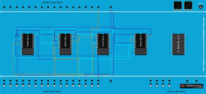 2 bit comparator (A<B)