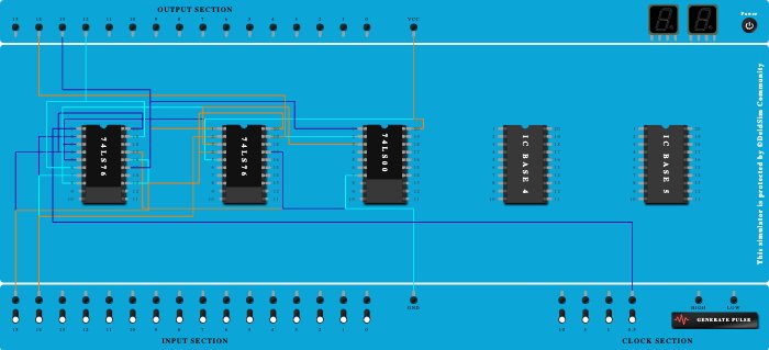 mod 6 asynchronous counter
