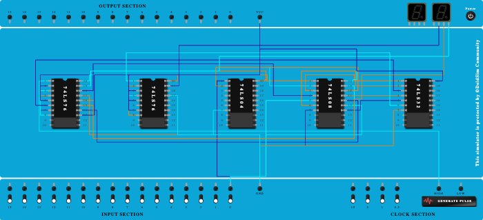 3 Bit Asynchronous UP/DOWN Counter