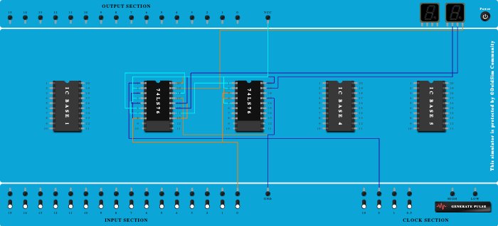 3-bit-asynchronous-down-counter