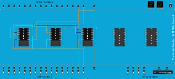 Half subtractor 