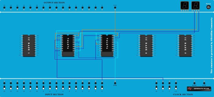 3bit as down counter