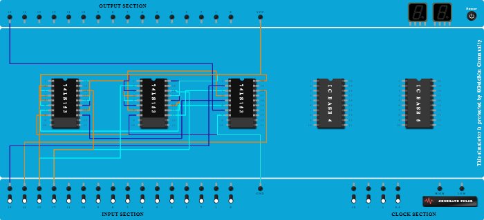 16x1 MUX Using 4x1 MUX