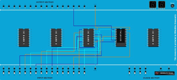 8:1 Multiplexer using IC 74LS153
