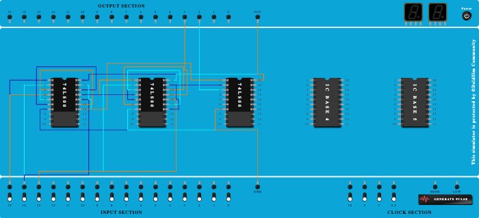 Full Sabtractor Using NAND Gates