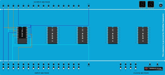 Binary to Gray Code Convertor
