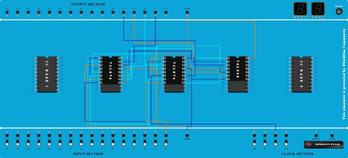 4 bit down counter