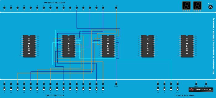 3-bit asynchronous up circuit  
