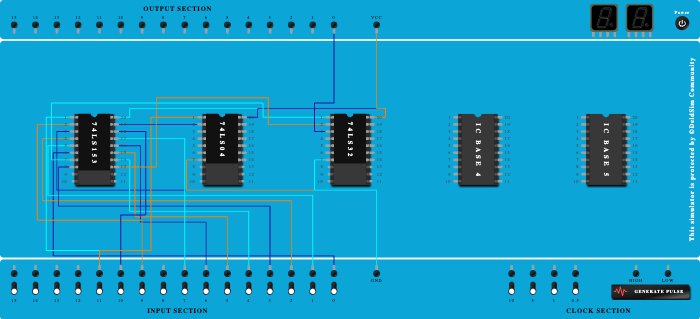 8;1 mux using IC 74153 - Copy
