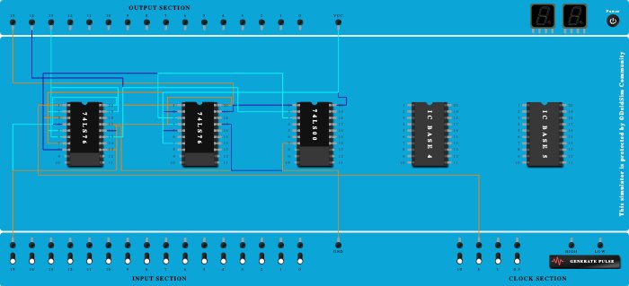 Asynchronus mod 6 counters