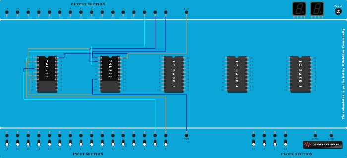 Or Gate using Nand Gate