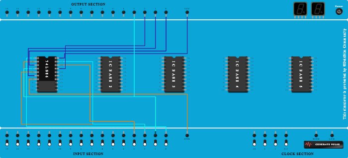 Code convertor Binary to Gray 