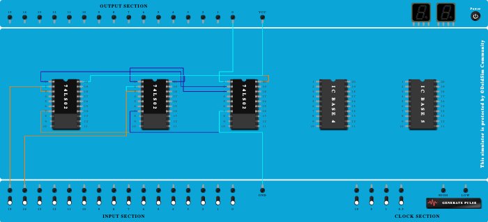 AND Gate using NOR Gates