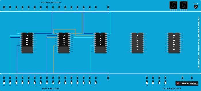 2 Input AND gate using NOR gates only - Copy - Copy