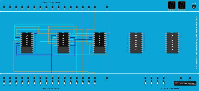 Binary to Graycode converter circuit design