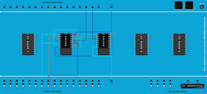 Half Subtractor Using NAND Gates