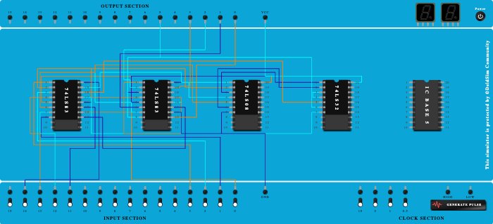 BCD with IC 7483 - Copy - Copy