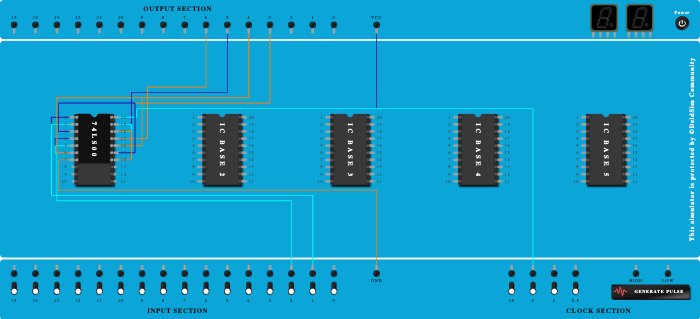nor gate using nand gate