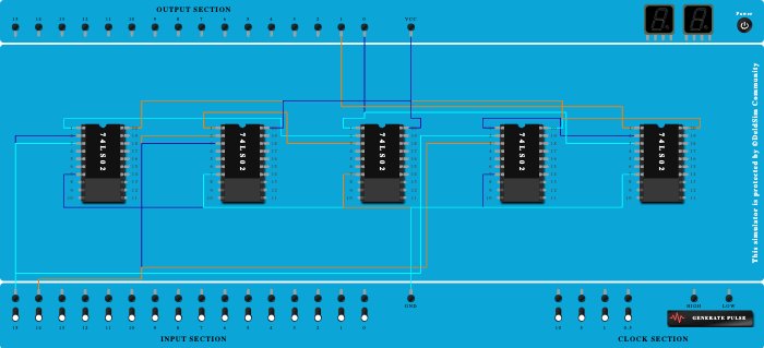 Half Adder using NOR Gates