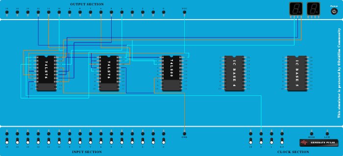 Mod 8 Async Up and Down Counters - Copy