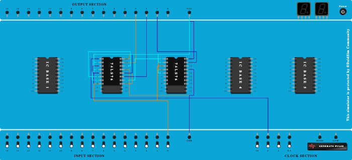 3-bit down counter