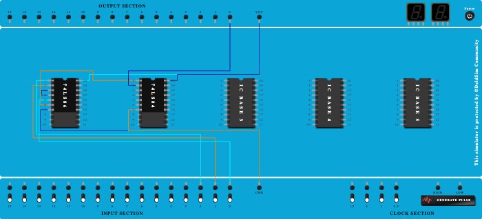3 bit odd parity generator