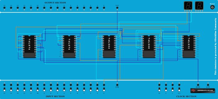 3-bit Asynchronous UP/DOWN Counter