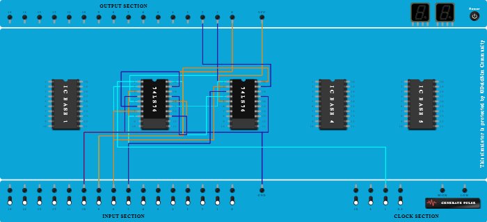 3 Bit Asynchronous UP Counter - Copy